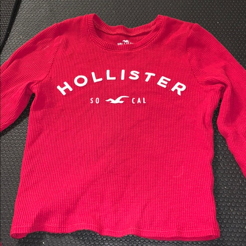 Red Hollister long sleeve